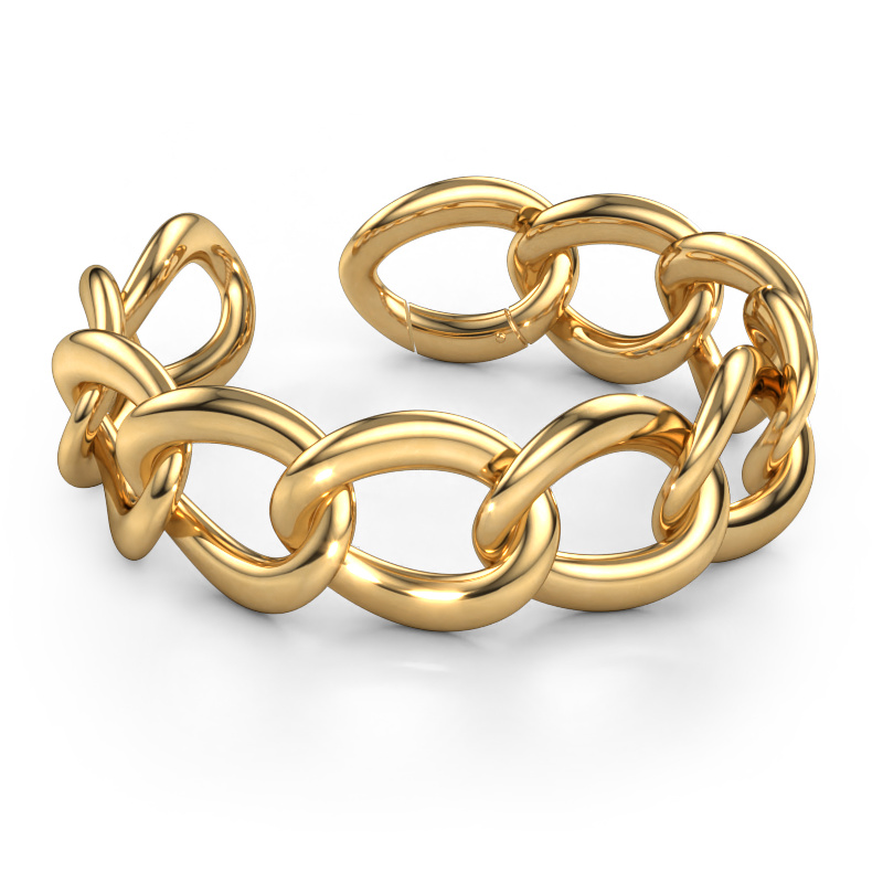 Image of Bracelet Myrl 25mm Solid - 585 gold