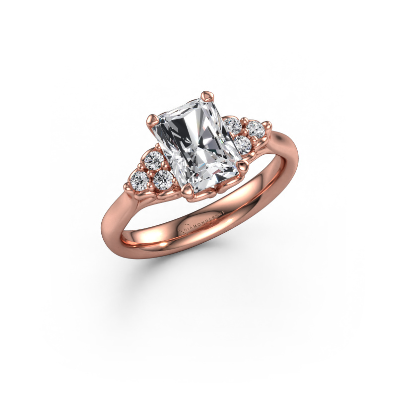 Bild von Verlobungsring Myrna RAD 585 Roségold Lab-grown Diamant 1.90 crt