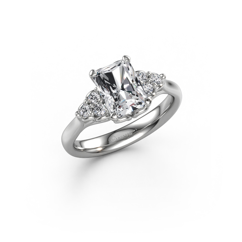 Bild von Verlobungsring Myrna RAD 585 Weißgold Diamant 1.90 crt