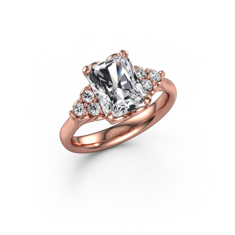 Bild von Verlobungsring Myrna RAD 585 Roségold Diamant 2.68 crt