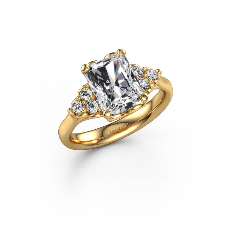 Image of Engagement ring Myrna RAD 585 gold Diamond 2.68 crt