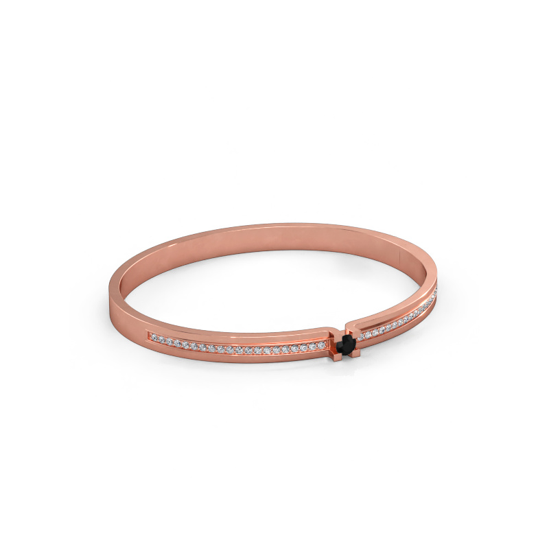 Bild av Armband Myrthe 585 roséguld Svart diamant 0.792 crt