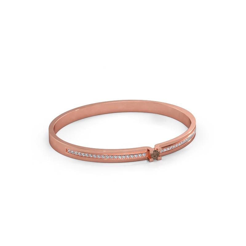 Bild av Armband Myrthe 585 roséguld Brun diamant 0.742 crt