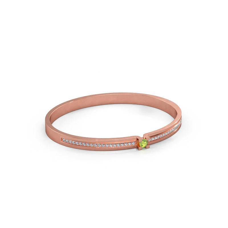 Bild av Armband Myrthe 585 roséguld Peridot 4 mm