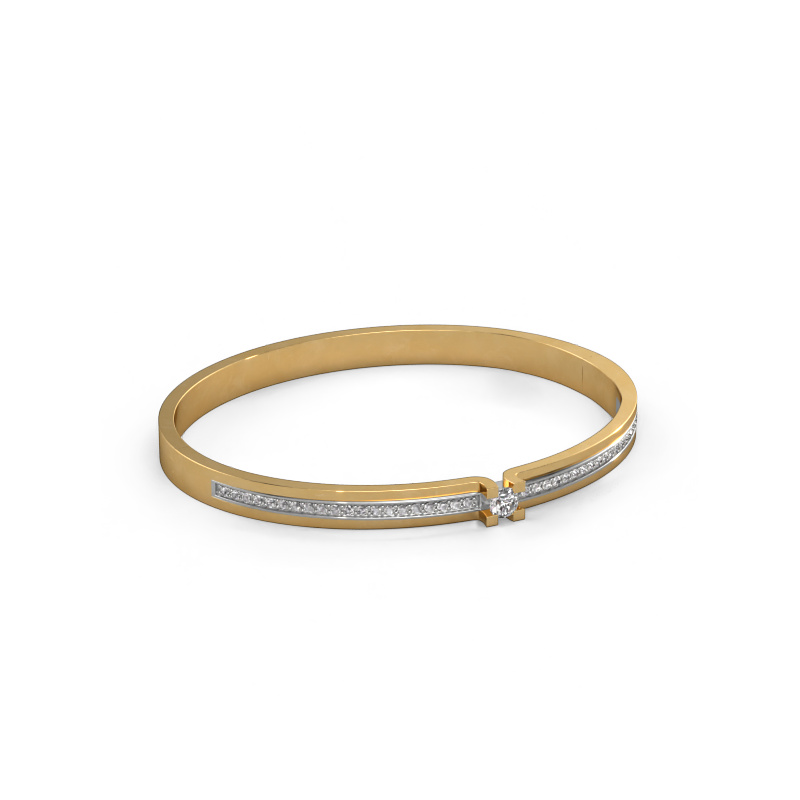 Image of Bracelet Myrthe 585 gold Zirconia 4 mm