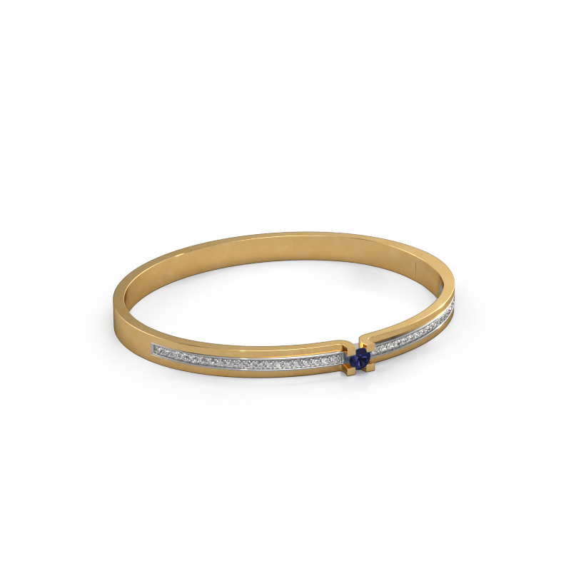 Image of Bracelet Myrthe 585 gold Sapphire 4 mm