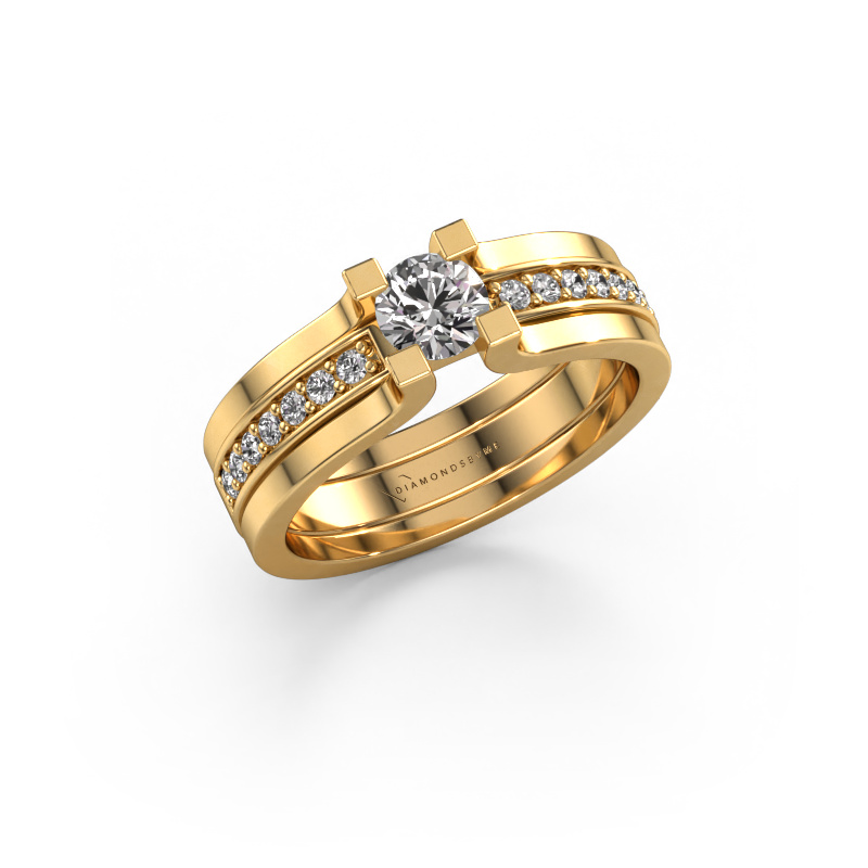 Afbeelding van Verlovingsring Myrthe 585 goud Diamant 0.568 crt