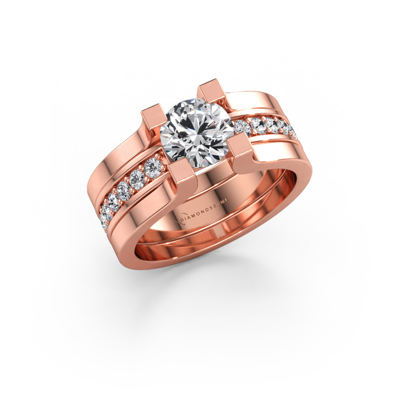Immagine di Anello di fidanzamento Myrthe 585 oro rosa Diamante 1.35 crt