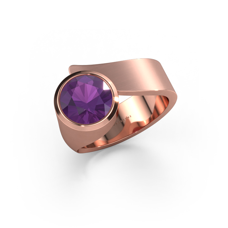 Bild von Ring Nakia 585 Roségold Amethyst 8 mm