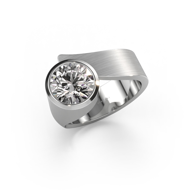 Image of Ring Nakia 950 platinum Lab grown diamond 2.00 crt