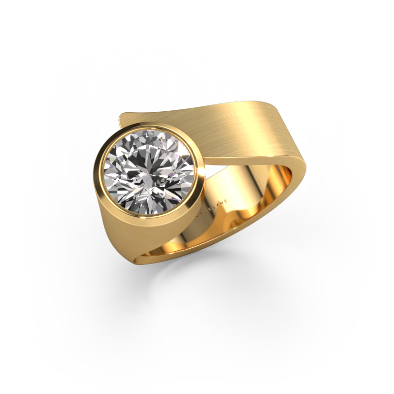 Bild von Ring Nakia 585 Gold Zirkonia 8 mm
