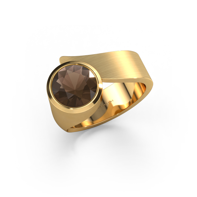 Bild von Ring Nakia 585 Gold Rauchquarz 8 mm