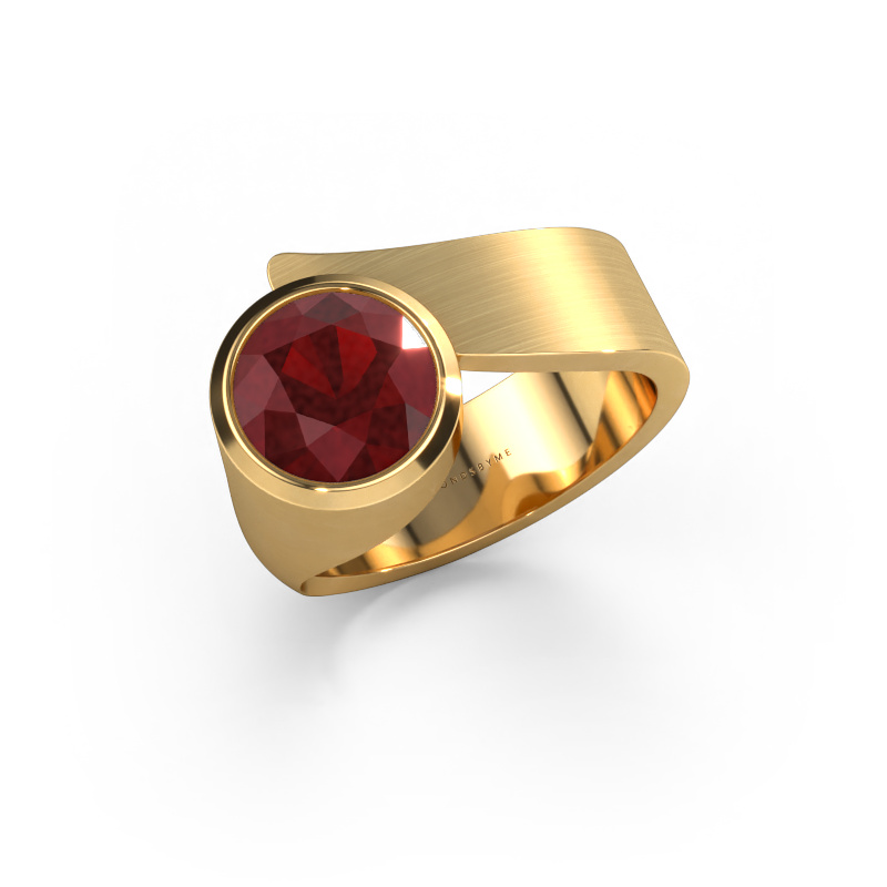 Image of Ring Nakia 585 gold Ruby 8 mm