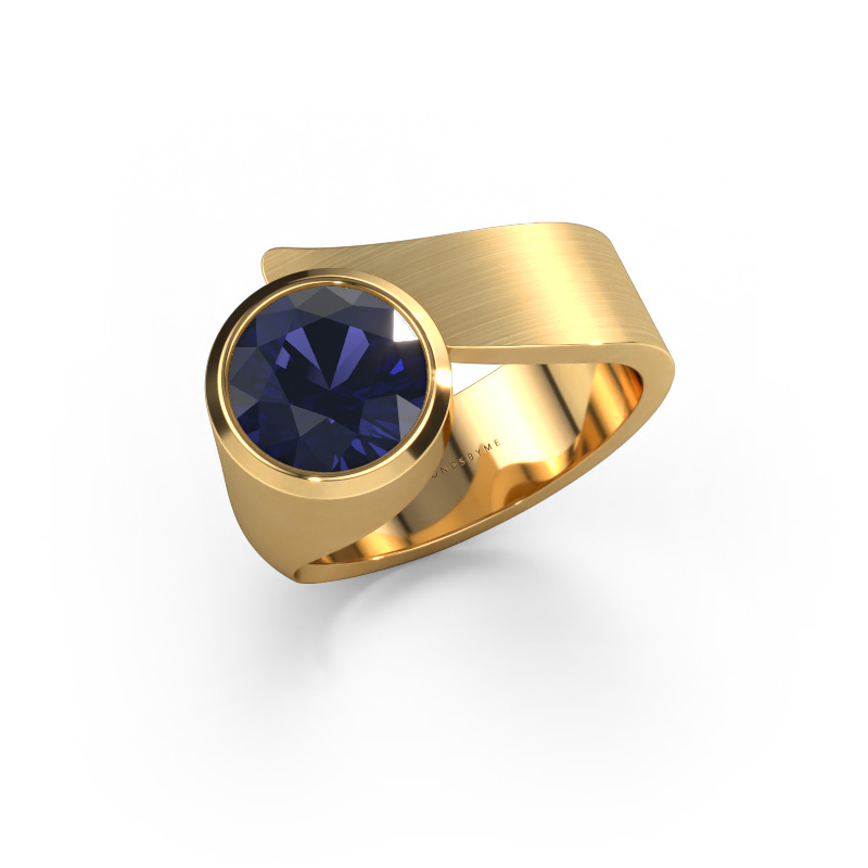 Image of Ring Nakia 585 gold Sapphire 8 mm