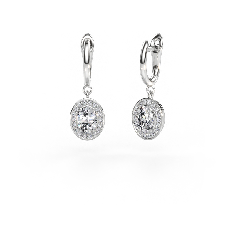 Immagine di Orecchini pendenti Nakita 950 platino Diamante lab grown 1.67 crt
