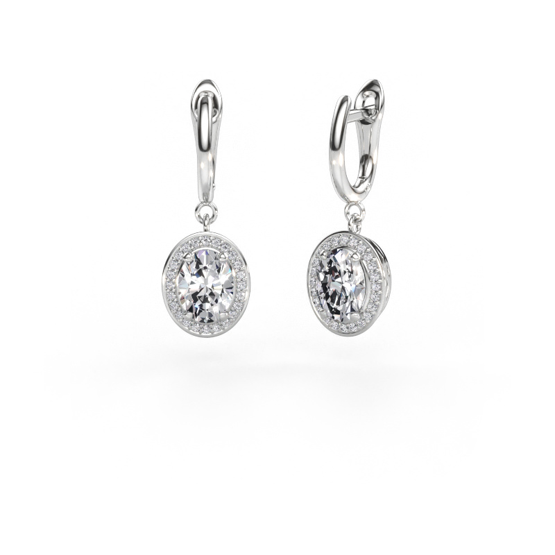 Immagine di Orecchini pendenti Nakita 950 platino Diamante lab grown 2.44 crt