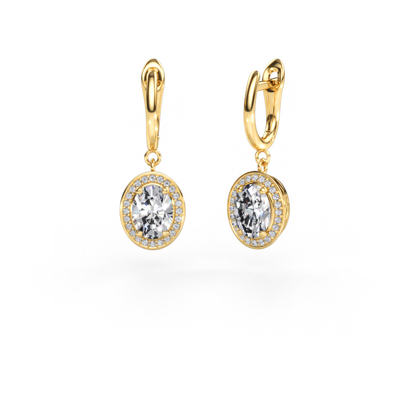 Immagine di Orecchini pendenti Nakita 585 oro Diamante lab grown 2.44 crt