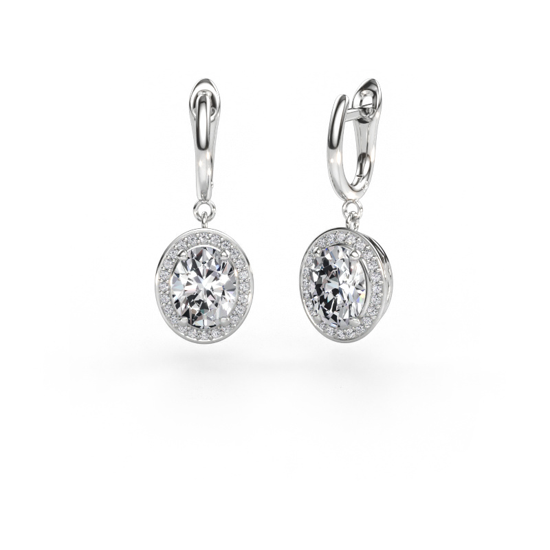 Immagine di Orecchini pendenti Nakita 950 platino Diamante lab grown 3.922 crt