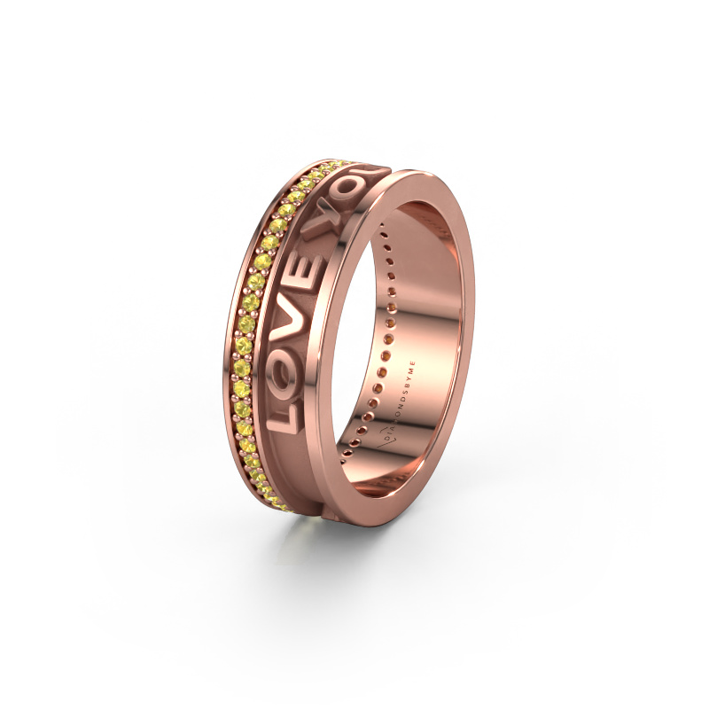 Image of Wedding ring Namering 2 585 rose gold ±0.24x0.08 in
