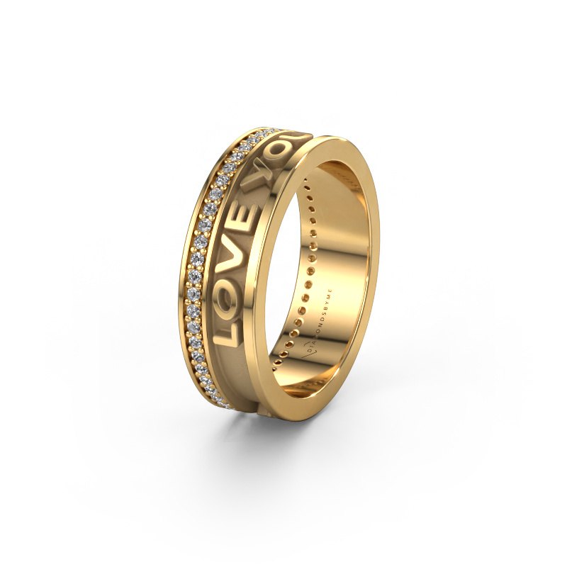 Image of Wedding ring Namering 2 585 gold ±0.24x0.08 in
