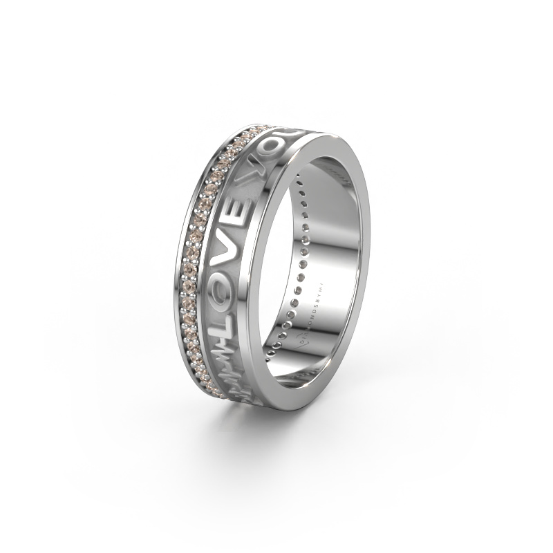 Image of Wedding ring Namering 3 585 white gold ±0.24x0.08 in
