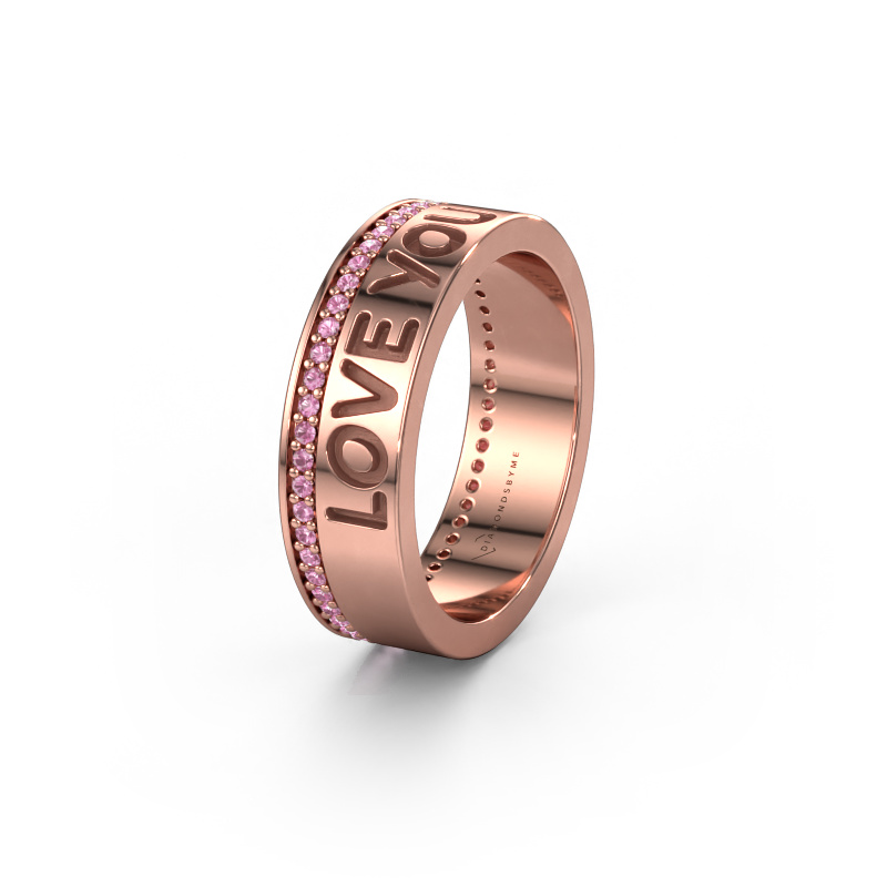 Bild von Ehering Namering 4 585 Roségold ±6x2 mm