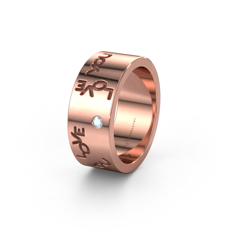 Bild von Ehering Namering 5 585 Roségold ±8x1.8 mm