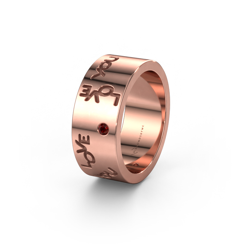 Image of Wedding ring Namering 5 585 rose gold ±0.31x0.08 in