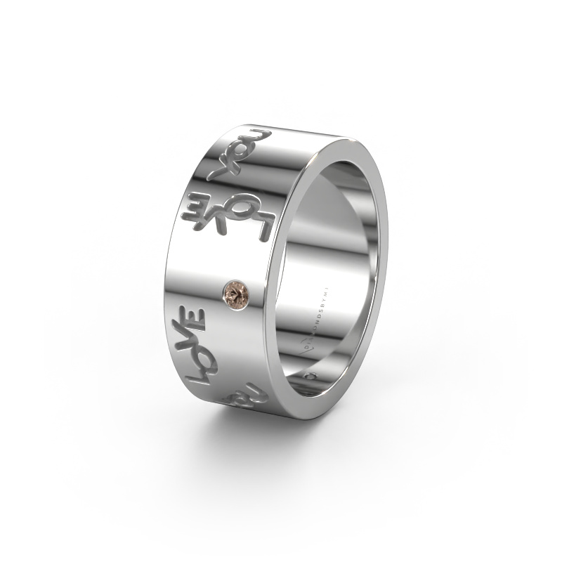 Image of Wedding ring Namering 5 585 white gold ±0.31x0.08 in