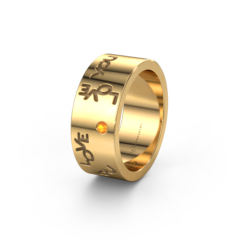 Image of Wedding ring Namering 5 585 gold ±0.31x0.08 in