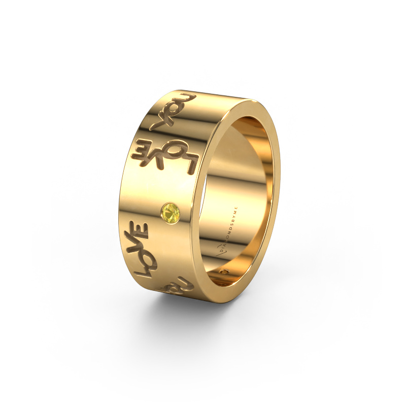 Image of Wedding ring Namering 5 585 gold ±0.31x0.08 in