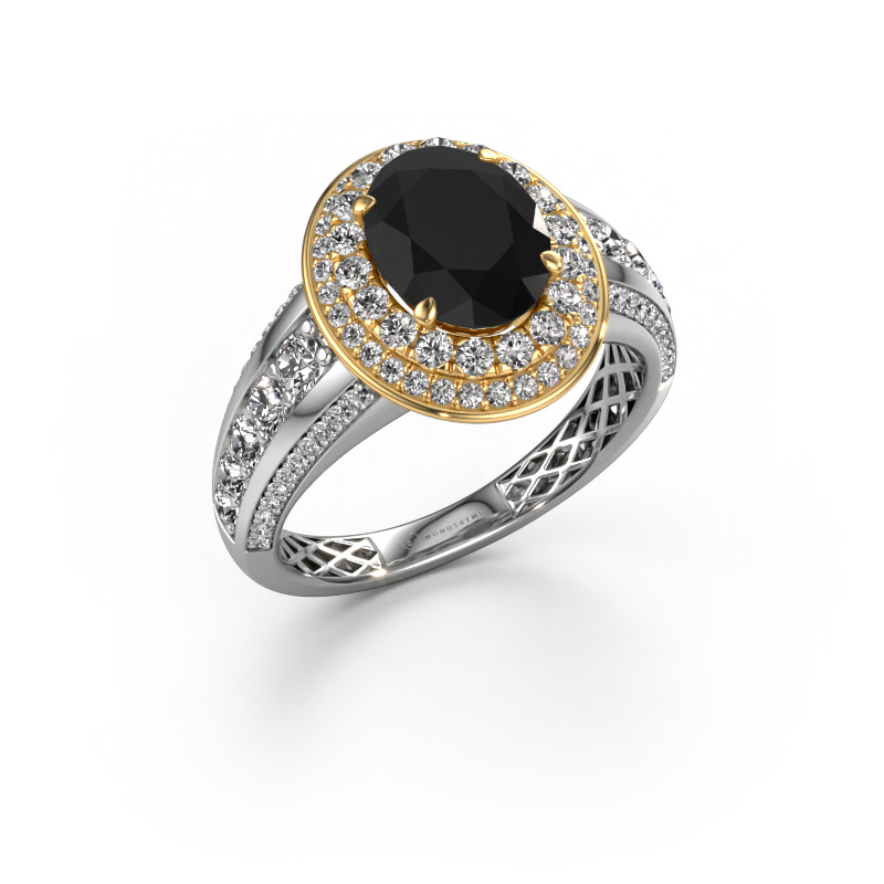 Bild von Verlobungsring Nancie 585 Weißgold Schwarz Diamant 3.25 crt