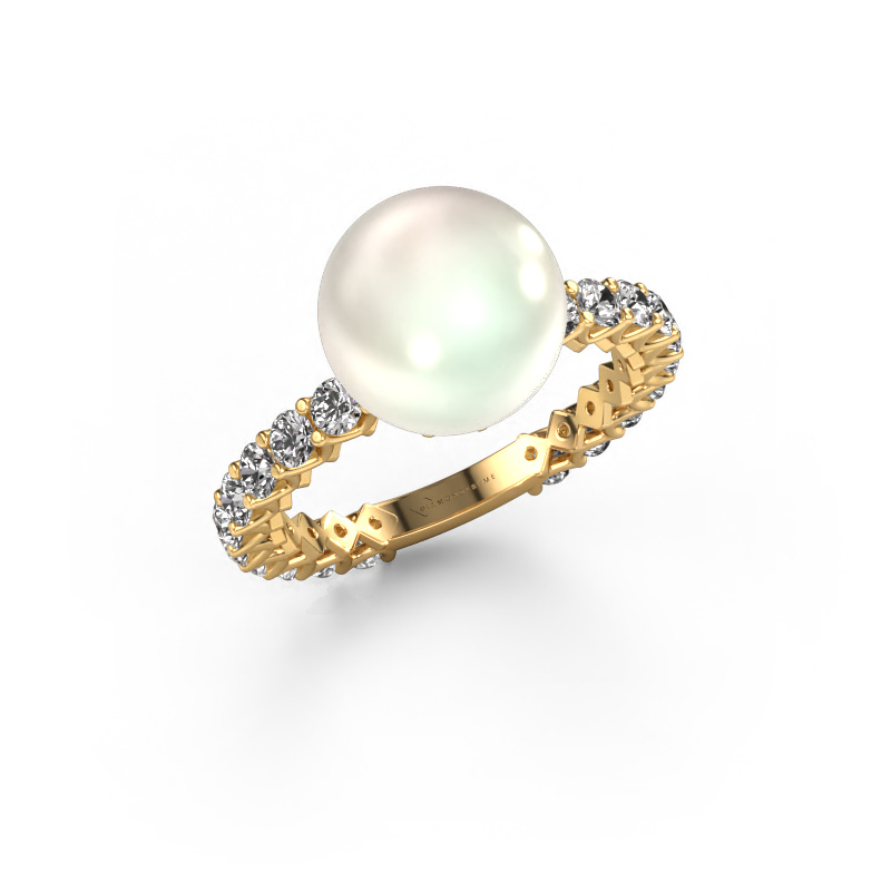 Image of Ring Nele 585 gold White pearl 9 mm