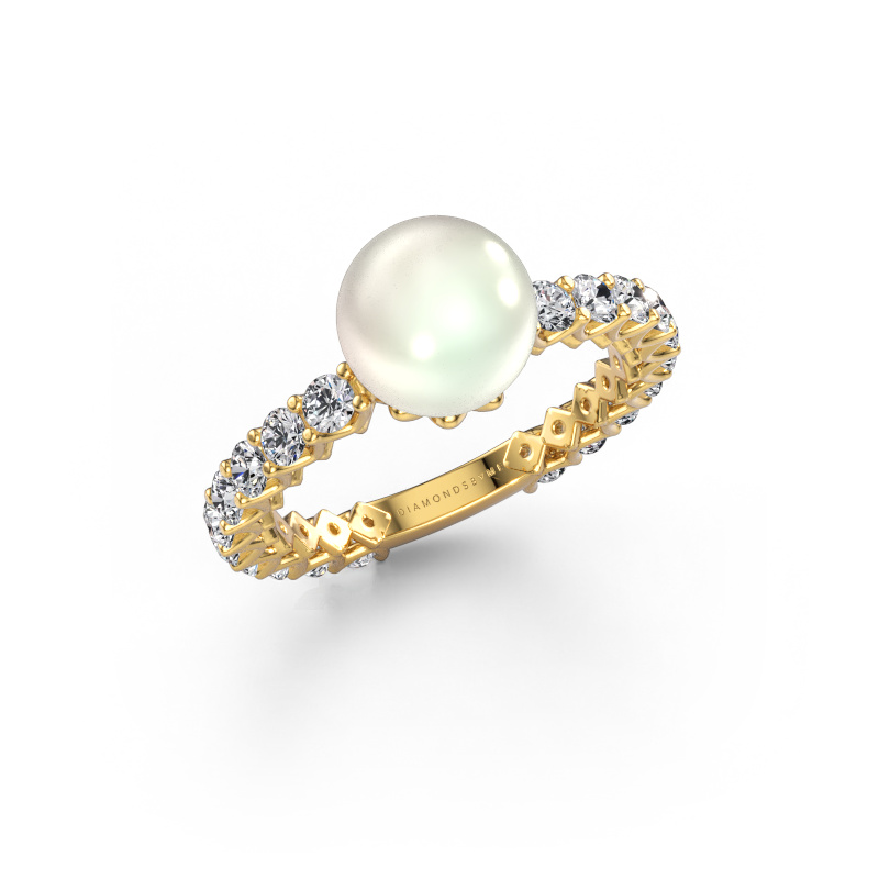 Image of Ring Nele 585 gold White pearl 8 mm
