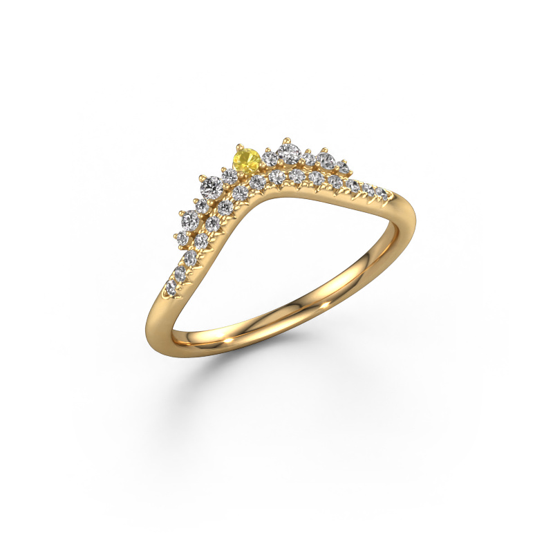 Bild von Vorsteckring Nica A 585 Gold Gelb Saphir 1.8 mm