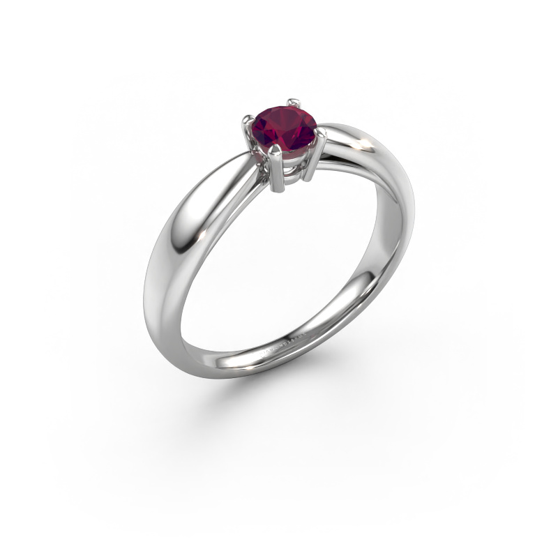 Image of Engagement ring Nichole 950 platinum Rhodolite 4.2 mm