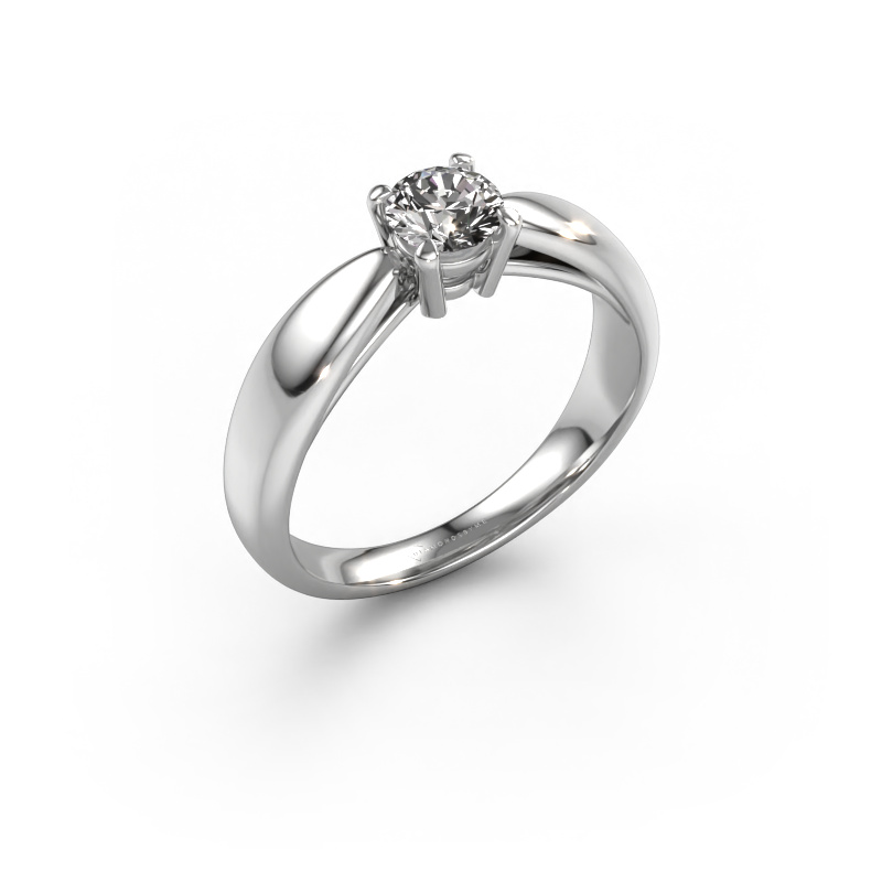 Image of Engagement ring Nichole 585 white gold Diamond 0.40 crt