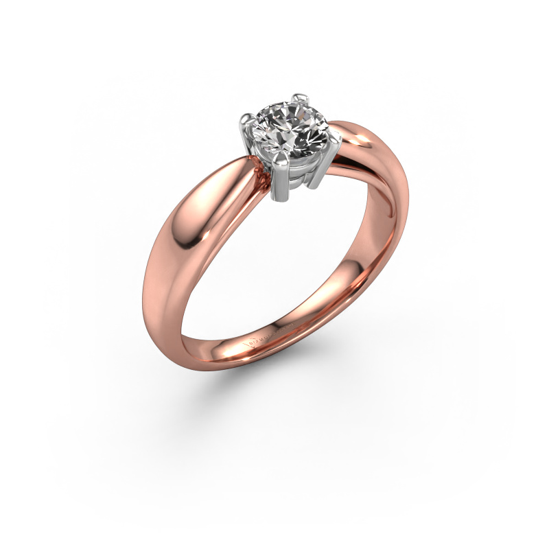 Image of Engagement ring Nichole 585 rose gold Diamond 0.50 crt