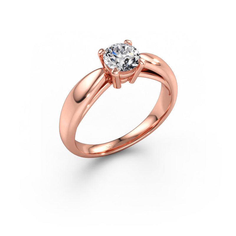 Bild av Förlovningsring Nichole 585 roséguld Labbodlad diamant 0.60 crt