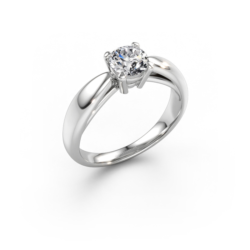 Immagine di Anello di fidanzamento Nichole 950 platino Diamante 0.70 crt