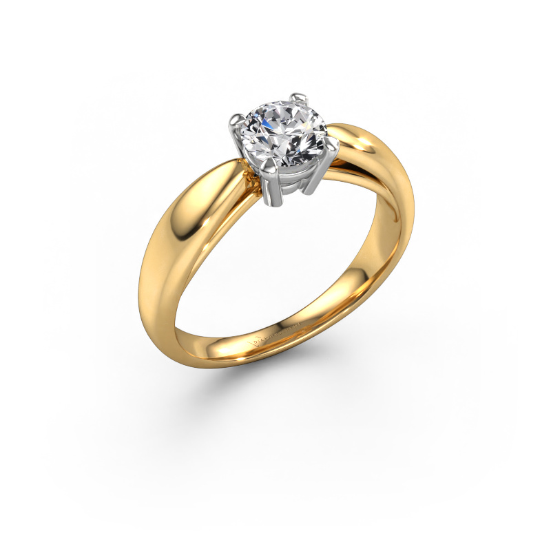 Image of Engagement ring Nichole 585 gold Lab grown diamond 0.70 crt