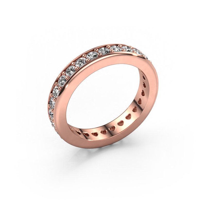 Image of Stackable ring Nienke 585 rose gold Diamond 1.26 crt