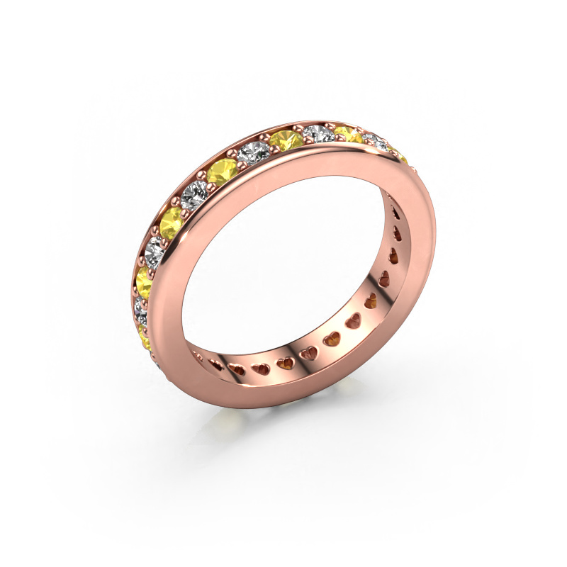 Bild von Vorsteckring Nienke 585 Roségold Gelb Saphir 2.2 mm