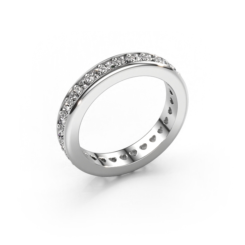 Image of Stackable ring Nienke 950 platinum Lab-grown diamond 1.26 crt