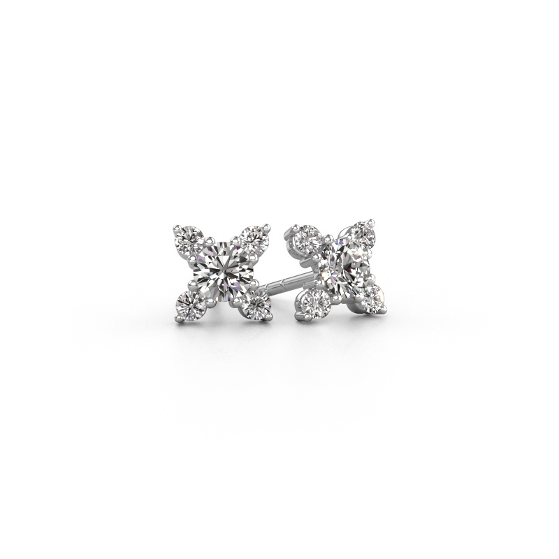 Image of Earrings Nina 950 platinum Diamond 0.74 crt