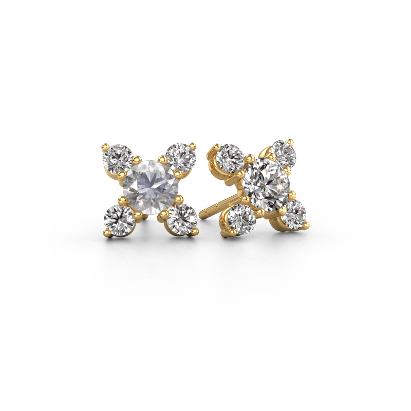 Image of Earrings Nina 585 gold Diamond 1.72 crt