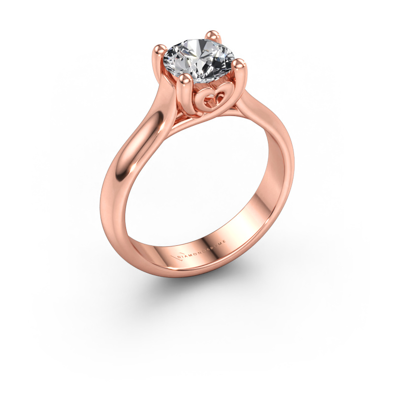 Bild av Förlovningsring Nisa 585 roséguld Diamant 1.00 crt