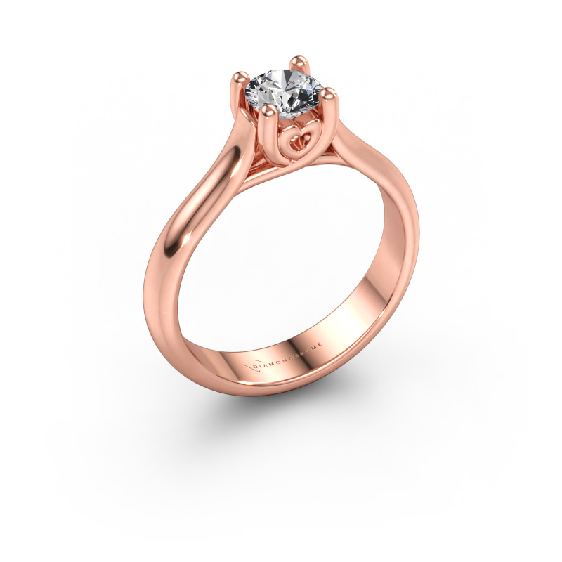 Immagine di Anello di fidanzamento Nisa 585 oro rosa Diamante 0.40 crt