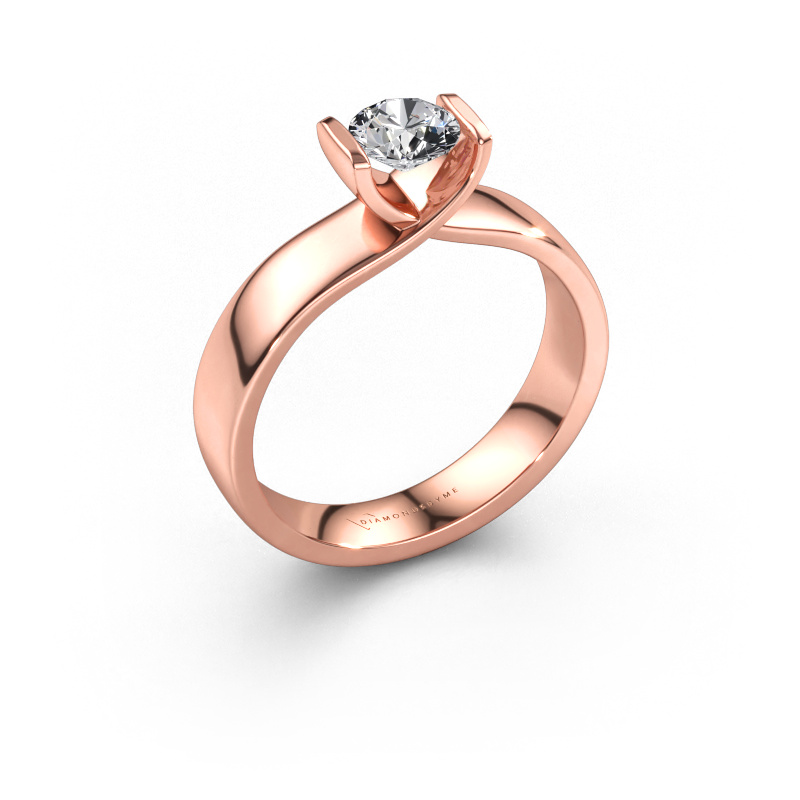 Bild av Ring Noor 585 roséguld Labbodlad diamant 0.50 crt