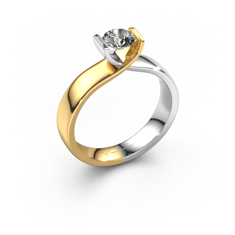 Image of Ring Noor 585 white gold Diamond 0.50 crt